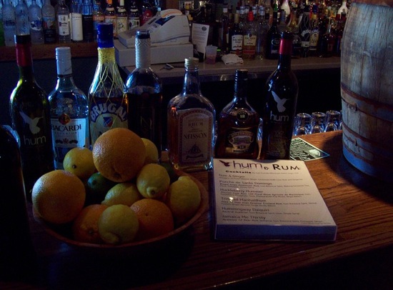 Adam Seger\'s Hum Botanical Spirit was featured in several cocktails at the Volcano Room\'s bar.