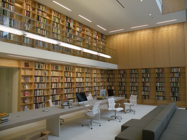 Another view of the Poetry Foundation\'s public library.