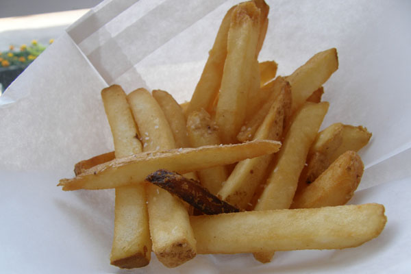 Fresh made fries