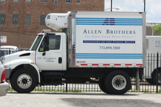 Allen Brothers trucks head out from their south side plant all over the city.