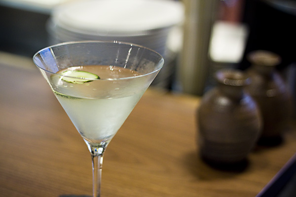 The Yoi Mono - which translated means \"good stuff\" - combines Hendrick\'s Gin, sake and cucumber for a clean, simple, gin-forward cocktail.