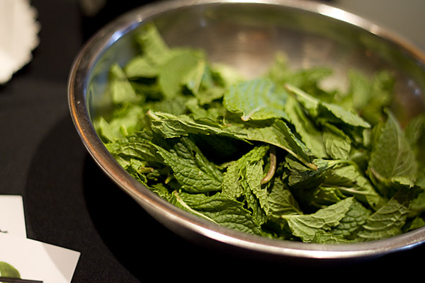 ...And fresh mint.