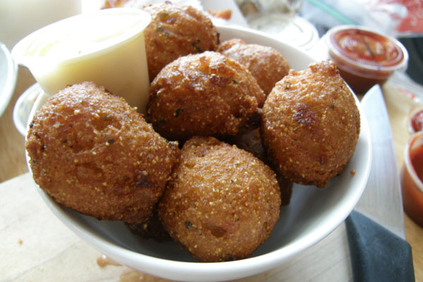 Hush Puppies with Homemade Honey Butter