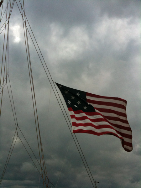 Flag on the Pride of Baltimore II