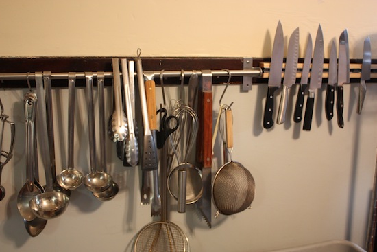 Knives and tools.