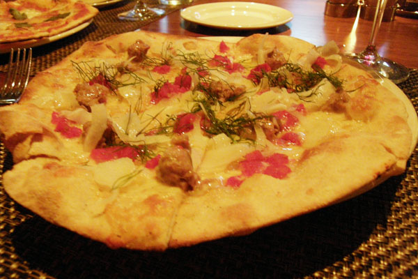House-made Sausage and Pickled Fennel Pizza