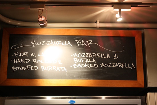 Try a tasting of mozzarella.