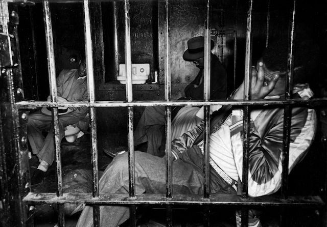 African-American holding cell at 11th and State.   (Photo for \<i\>Time\<\/i\> by Art Shay)\r\n