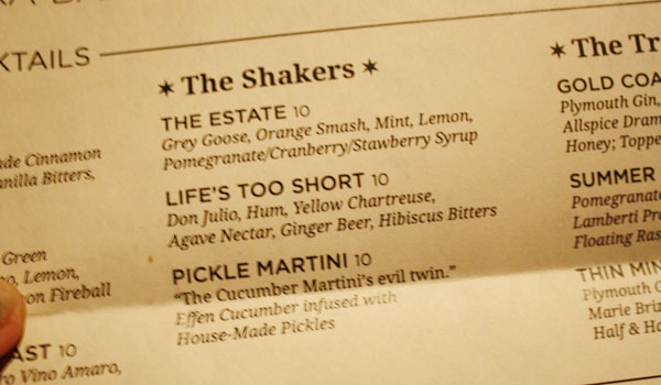 Estate Ultra Bar, Paying Homage to the former Life\'s Too Short