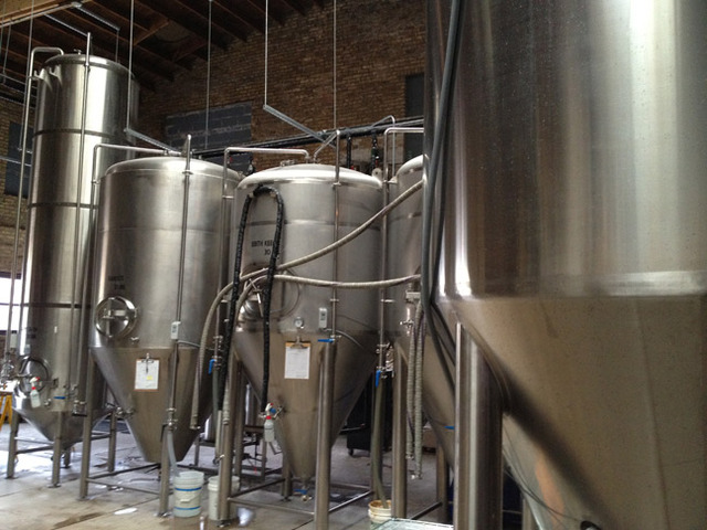 More fermentation tanks. And one brite tank for filtering (the tall one).