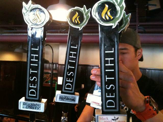Destihl Brewing, with brewpubs in Champaign and Normal, always represents itself well at Stout Fest. (Chicagoist/Chuck Sudo)