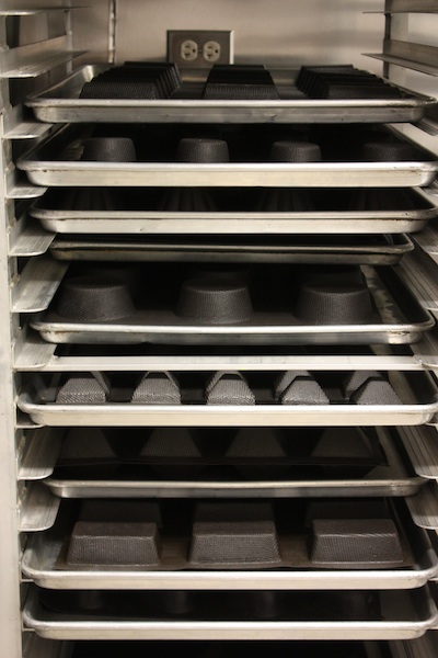 All of the different molds used to give Meinl desserts their perfect shapes.