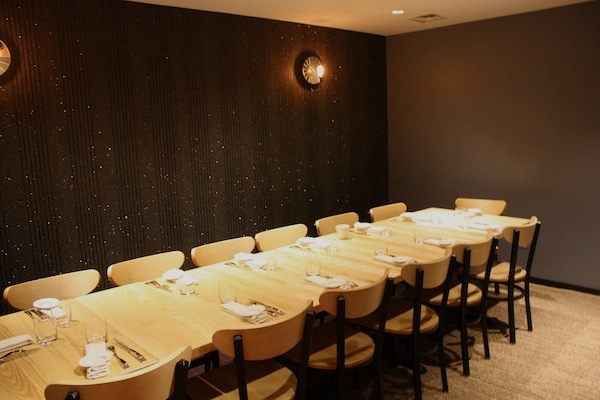 The private dining room.