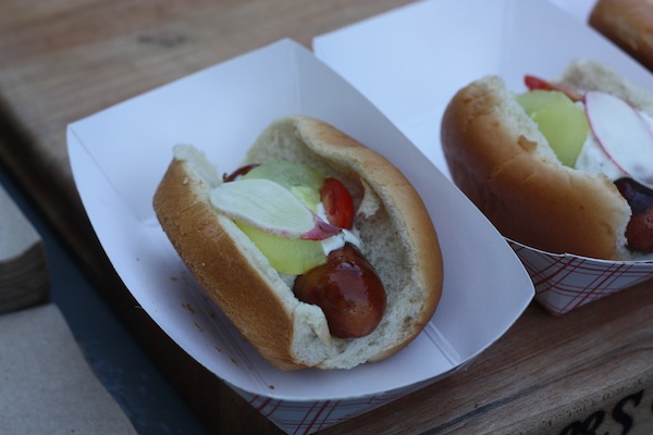 Lamb hot dogs from Nellcote.