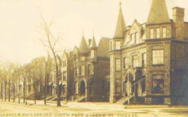 Stately Homes (LaSalle St., looking south from Eugenie) 1910\r\n
