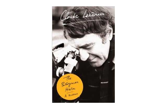 Claude Lanzmann, on the cover of his new book, behind the eyepiece ofan old French Eyemo (je pense) 16 mm movie camera.He\'s always thought of himself as a cine-journalist. \r\n
