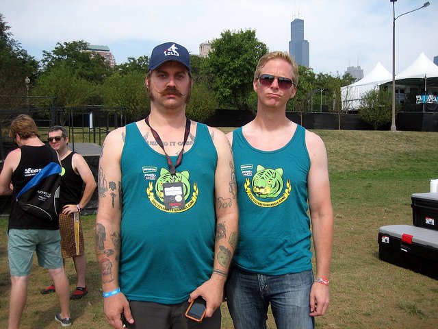 Do312\'s Jeremy Scheuch and Tankboy put on their game faces.