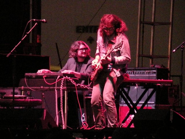 Guitarist Adam Granduciel and keyboardist Robbie Bennett of The War on Drugs.