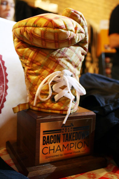 The coveted trophy