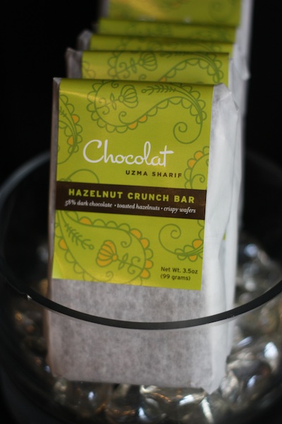 One of the chocolate bars - hazelnut crunch.