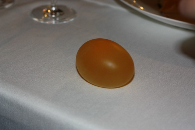 One of the 30-day pickled eggs.