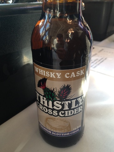 Thistly Cross Whisky Cask Cider from Scotland