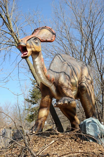 Olorottan at Brookfield Zoo\'s \"Dinosaurs Alive\" exhibit.