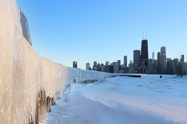 Icy Lakefront.