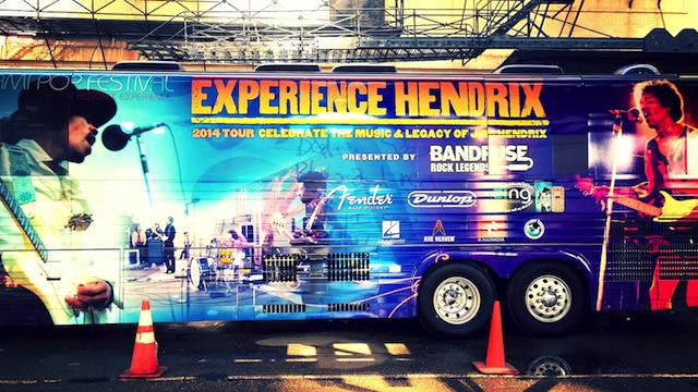 The Experience Hendrix bus