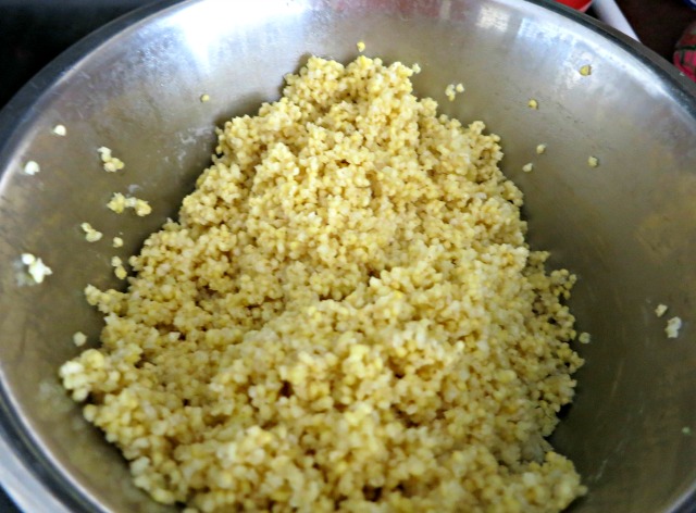 cooked millet